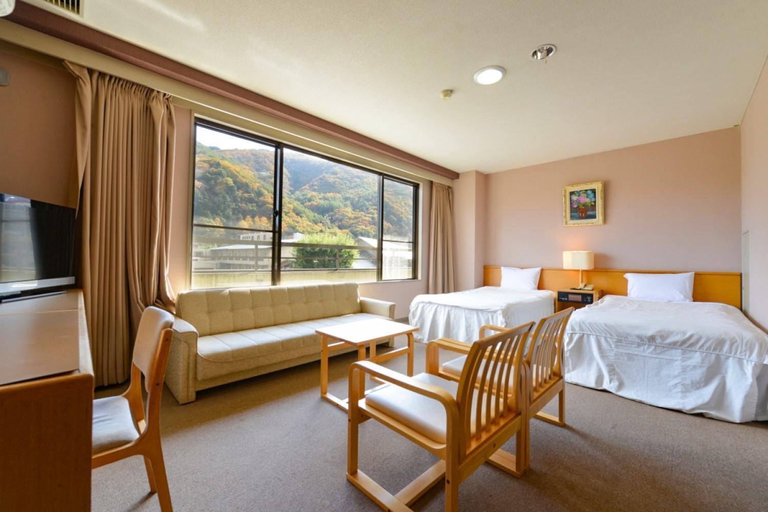 Ooedo Onsen Monogatari Shinshu Kakeyu Hotel Ueda Værelse billede